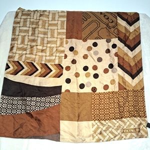 Coach 100% silk scarf